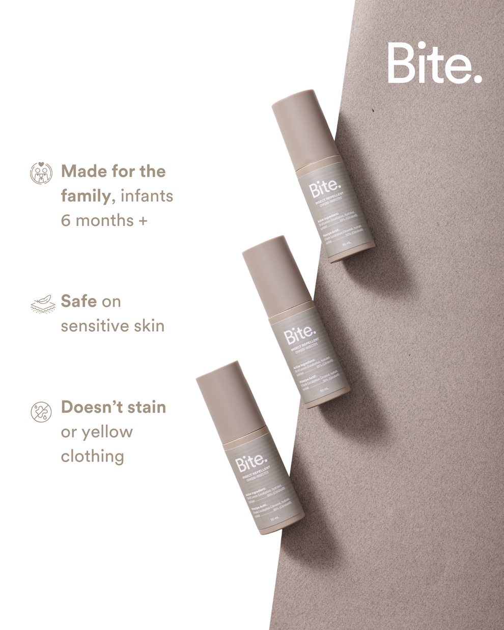 Bite® Insect Repellent (TRAVEL SIZE 50mL)